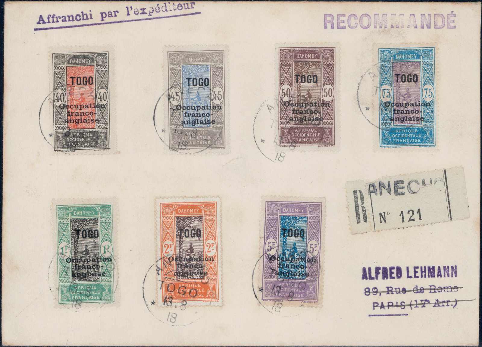 Französische Kolonien, Togo, Indochina, Mayotte etc., Lot in ...