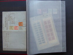 Stempelmarken/Fiskalmarken, Einsteckalbum gut gefüllt, dabei auch ...