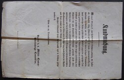 Plakate / Kundbachungen 1848/53 von WienAutomatically generated ...