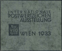 1933, WIPA-Block mit minimsten Falzspuren wie üblich + ...