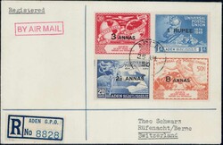Universal Postal Union 1949, Lot von 25 versch. KuvertsAutomatically ...