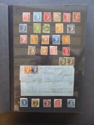 Griechenland, Posten in 2 Einsteckalben ab Hermesköpfe, teils ...