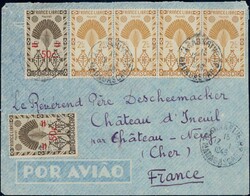 Französische Kolonien, Madagaskar etc., Lot in Mappe