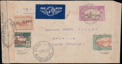 Französische Kolonie Guadeloupe, Lot in Mappe