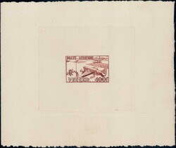 Fezzan, 100F Flugpost, Einzelabzug