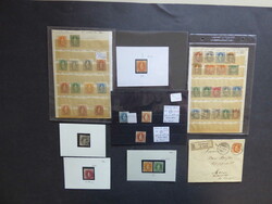 Stehende Helvetia, interessantes Lot auf Steckkarten + div. ...