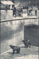 1908, saubere Karte mit violettem Stempel "Ballon-Rekr. Schule ...