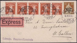 5660: 瑞士Official Stamp for War Economy - Official stamps