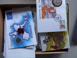 Alle Welt, Posten von ca. 50 NumisbriefenAutomatically generated ...