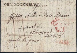 1824, sauberer Brief mit Inhalt von CAPPEL über Zürich, Milano nach ...