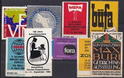 Vignetten, Lot auf 8 Einsteckkarten