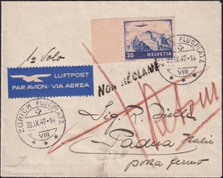 1947, Sonderflug Zürich-Padua, SLH 450.-