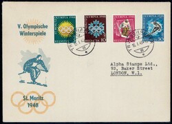 782510: Sport & Games, Olympics, 1948 St. Moritz