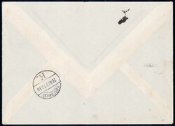 GRINDELWALD 1947, 150c auf Express-Luftpostbrief nach Kopenhagen / ...