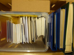 Posten in 3 Alben, dabei Dublettenbestand Nachportomarken und ...