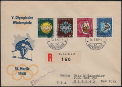782510: Sport u. Spiel, Olympia, 1948 St. Moritz