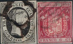 Spanien/Portugal 1850/1990, Dublettenposten in 8 Einsteckalben, dabei ...