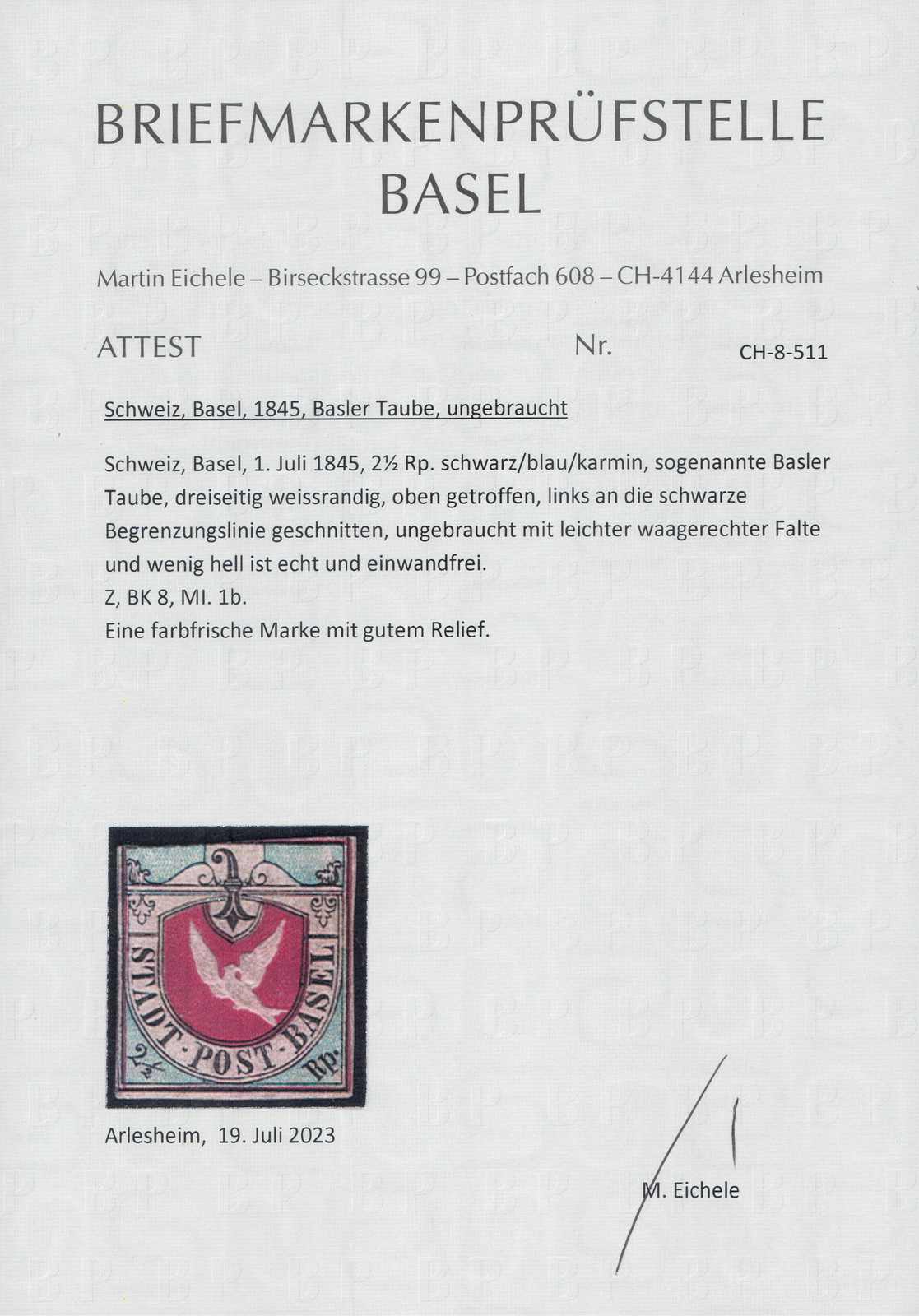 Image 2 for lot number 2346 for 15th Pilatusmail-Auktion