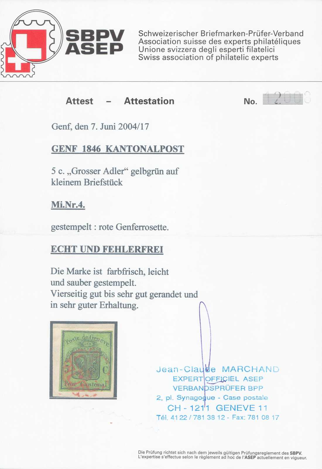 Image 2 for lot number 2339 for 15th Pilatusmail-Auktion