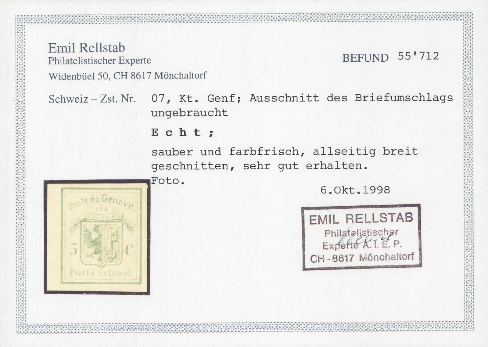 Image 2 for lot number 2342 for 15th Pilatusmail-Auktion