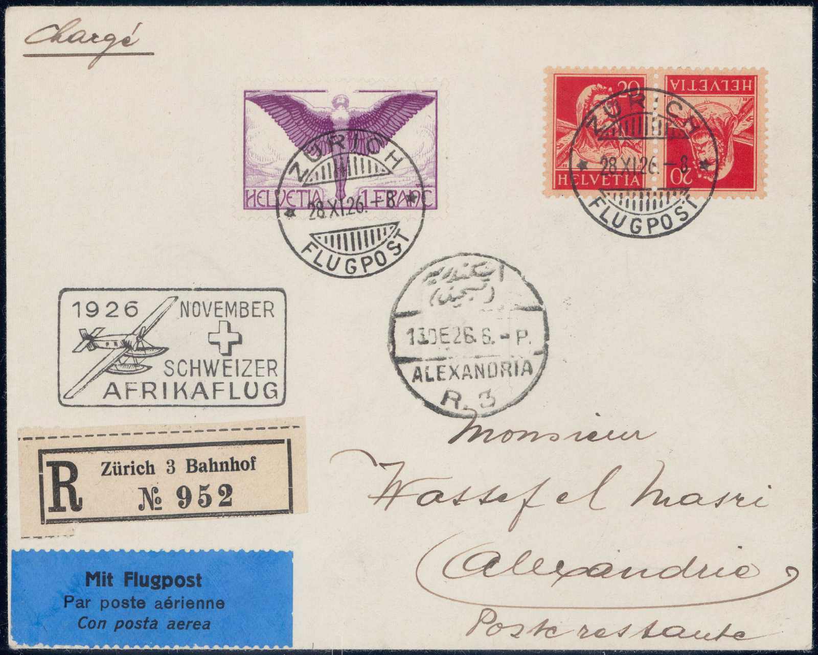 Image 2 for lot number 1314 for 15th Pilatusmail-Auktion