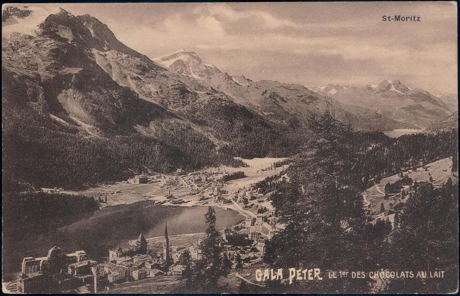 Schokolade, Album mit div. alten Ansichtskarten der Firma GALA ...