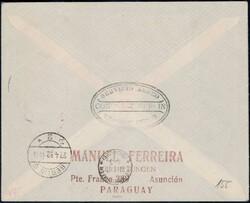 Paraguay 1932, Brief der 3. Südamerikafahrt