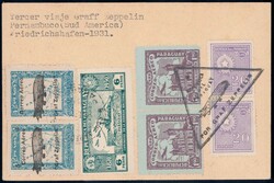 Paraguay 1931, Karte der 3. Südamerikafahrt