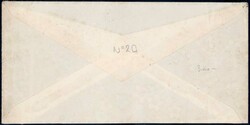 1930, Balair-Erstflug Cherbourg-Basel mit vorderseitigem AK-Stempel, ...