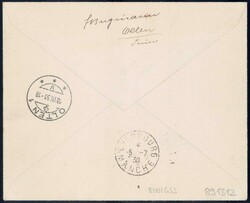 1930, Erstflug Basel-Cherbourg, Brief mit 2-Länder-Frankatur und ...