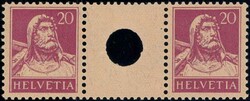 20+20c rotlila, signiert Moser, 1900.-Automatically generated ...
