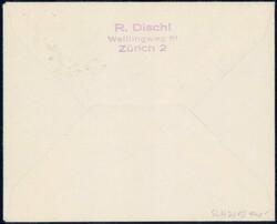 1947, Brief vom SN-Erstflug Basel-Brüssel, SLH 250.-Automatically ...