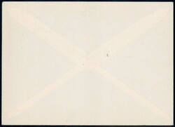 1940, Locarno-Rom, Karte mit Flugpostfrankatur, sowie Umschlag mit ...