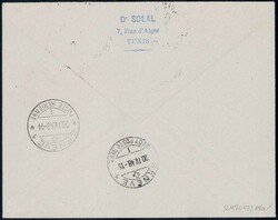 1948, Brief vom KLM-Erstflug Tunis-Genf, SLH 150.-Automatically ...