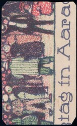 1913, Vorläufer Aarau auf kl. Briefstück, blauer Sonderstempel, 800 ...