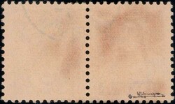 20+20c karminrot, geriffelts Papier, sauber gest., Attest/sign. ...