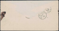 GENEVE Grand Hotel Neau-Rivage 1877, 25c grün auf sauberem Brieflein ...