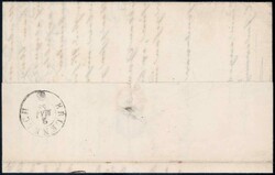 THUN 1858, 10Rp blau, vollrandig auf sauberem BriefleinAutomatically ...