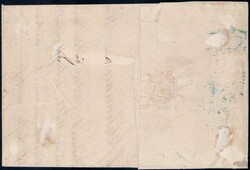 1852, Rayon II, Type 19 B/LO, farbfrisch, vollrandig auf Faltbrief ...