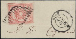 SION 1854, Rayon III, Grosse Ziffer, farbfrisch, voll- bis meist ...