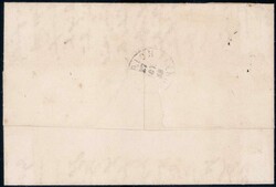 EGG 1855, 10Rp blau, farbfrisches Randstück, sehr breiter Bogenrand ...