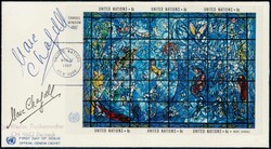 Marc Chagall 1967, sauberer Brief mit Originalunterschrift. Chagall ...