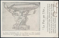 Belgien 1939, V. Coupe Gordon Bennett, Beleg mit Aunterschrift + 2 ...