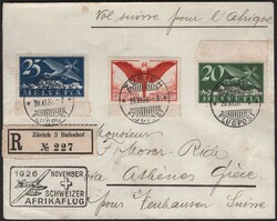 Flugpost, 21 ältere Belege, dabei bessere FrankaturenAutomatically ...