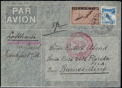 Flugpost, 35 ältere Belege, dabei bessere FrankaturenAutomatically ...