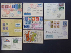 Flugpost, 22 ältere Belege, dabei bessere FrankaturenAutomatically ...