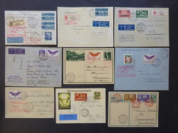 Flugpost, 29 ältere Belege, dabei bessere FrankaturenAutomatically ...