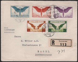 Flugpost, 24 ältere Belege, dabei bessere Frankaturen wie Abart ...