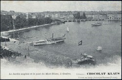 Schokolade, Album mit div. alten Ansichtskarten der Firma CHOCOLAT ...