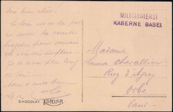 Schokolade, Album mit div. alten Ansichtskarten der Firma CHOCOLAT ...